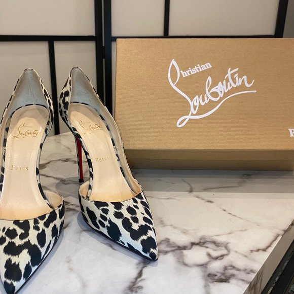 Christian Louboutin Iriza 100 Leopard Heel - Picture 7 of 7